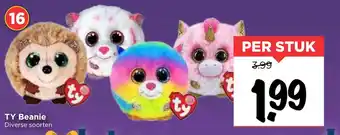 Vomar Voordeelmarkt TY Beanie aanbieding