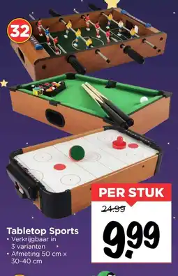 Vomar Voordeelmarkt Tabletop Sports aanbieding