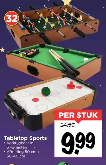 Vomar Voordeelmarkt Tabletop Sports aanbieding