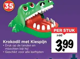 Vomar Voordeelmarkt Krokodil met Kiespijn aanbieding