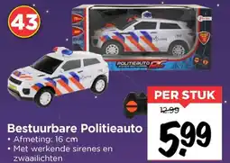 Vomar Voordeelmarkt Bestuurbare Politieauto aanbieding