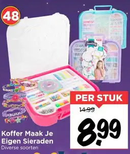 Vomar Voordeelmarkt Koffer Maak Je Eigen Sieraden aanbieding