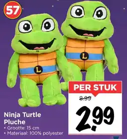Vomar Voordeelmarkt Ninja Turtle Pluche aanbieding