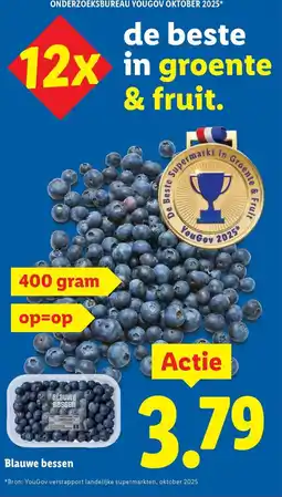 Lidl Blauwe bessen aanbieding
