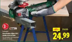 Lidl Parkside Accu-haakse slijper 20 V zonder accu en lader aanbieding