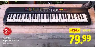 Lidl Yamaha Keyboard PSR-F52 aanbieding