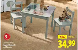 Lidl Livarno Home Houten kindertafel aanbieding