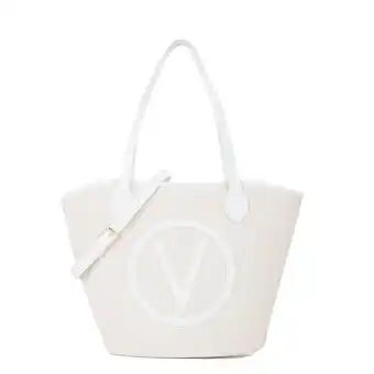 Douglas Valentino Bags Shopper Valentino Bags Covent beige en wit - katoen aanbieding