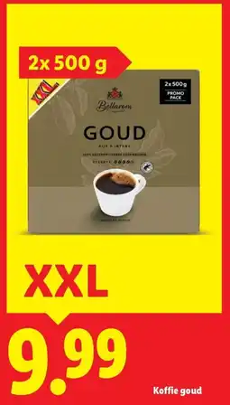 Lidl Koffie goud aanbieding