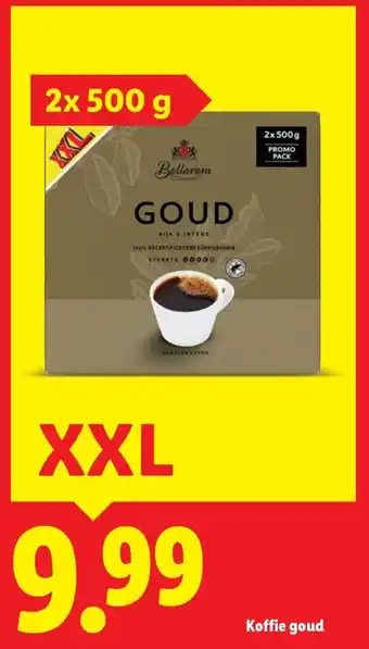 Lidl Koffie goud aanbieding