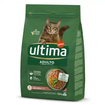 Zooplus Ultima Adult Zalm & Rijst Kattenvoer - Dubbelpak: 2 x 2,5 kg aanbieding
