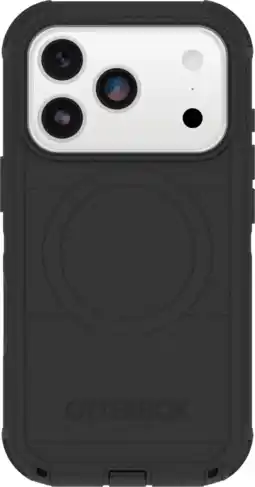 Coolblue Otterbox Defender Pro iPhone 17 Pro Back Cover met MagSafe Magneet Zwart aanbieding
