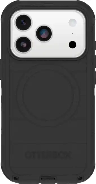 Coolblue Otterbox Defender Pro iPhone 17 Pro Back Cover met MagSafe Magneet Zwart aanbieding