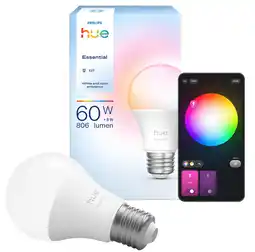 Coolblue Philips Hue Essential A60 White and Color E27 aanbieding