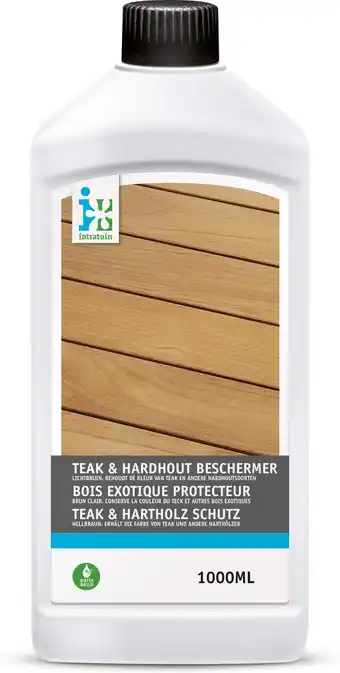 Intratuin Intratuin tuinmeubelbeschermer teak / hardhout lichtbruin 1000 ml aanbieding