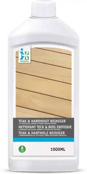 Intratuin Intratuin tuinmeubelreiniger teak / hardhout 1000 ml aanbieding