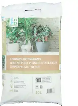 Intratuin Intratuin binnenplantengrond turfvrij Bio 10 L aanbieding