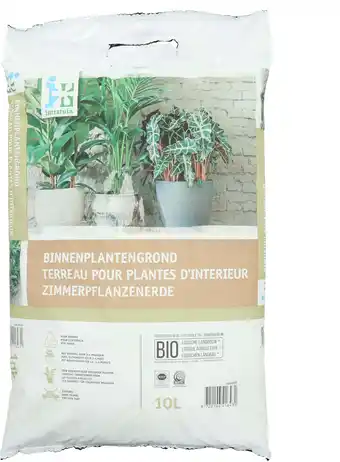 Intratuin Intratuin binnenplantengrond turfvrij Bio 10 L aanbieding
