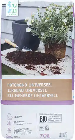 Intratuin Intratuin potgrond universeel turfvrij Bio 70 L aanbieding