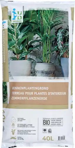 Intratuin Intratuin binneplantengrond turfvrij Bio 40 L aanbieding
