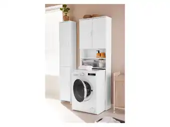 Lidl LIVARNO home Wasmachinekast met bijzetkast Liverpool aanbieding