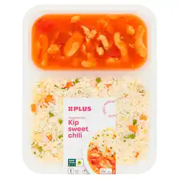 PLUS PLUS Kip Sweet Chili met Kantonese rijst aanbieding