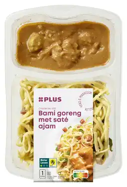 PLUS PLUS Bami Goreng met Saté Ajam aanbieding