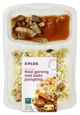 PLUS PLUS Nasi Goreng met Babi Pangang aanbieding