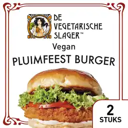 PLUS Vegetarische Slager Pluimfeest burger aanbieding