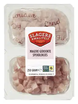 PLUS Slagers kwaliteit Magere spekblokjes aanbieding