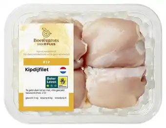 PLUS PLUS Boerentrots Kipdijfilet naturel aanbieding