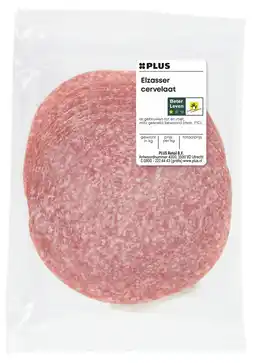 PLUS PLUS Elzasser cervelaat aanbieding
