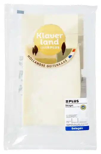 PLUS PLUS Klaverland Geitenkaas belegen 50+ plakken aanbieding