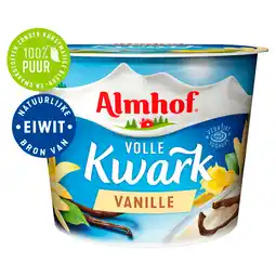 PLUS Almhof Volle kwark vanille aanbieding