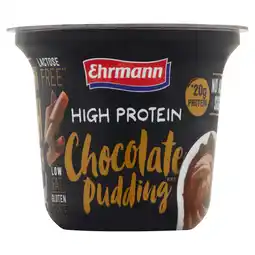 PLUS Ehrmann High protein chocoladepudding aanbieding