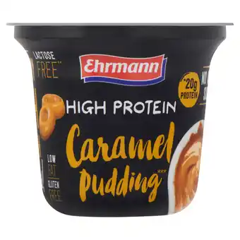 PLUS Ehrmann High protein pudding karamel aanbieding