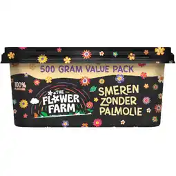 PLUS The Flower Farm Smeren zonder palmolie 500g aanbieding