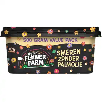 PLUS The Flower Farm Smeren zonder palmolie 500g aanbieding