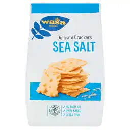 PLUS Wasa Delicate Cracker Sea Salt aanbieding