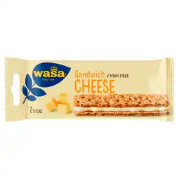 PLUS Wasa Sandwich Cheese 3x2 stuks aanbieding
