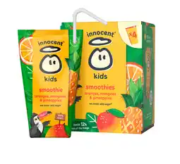 PLUS innocent Kids smoothie orange mango 4st aanbieding