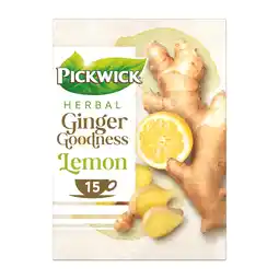 PLUS Pickwick Ginger goodness lemon aanbieding