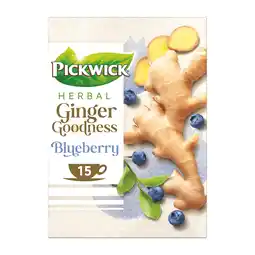 PLUS Pickwick Ginger goodness blueberry aanbieding