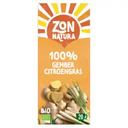 PLUS Zonnatura Thee gember 100% bio aanbieding