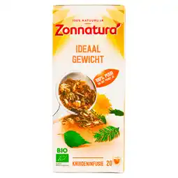 PLUS Zonnatura Thee ideaal gewicht bio aanbieding