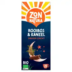 PLUS Zonnatura Rooibos & Kaneel Droom Zacht thee aanbieding
