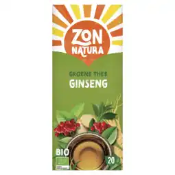 PLUS Zonnatura Groene thee ginseng aanbieding