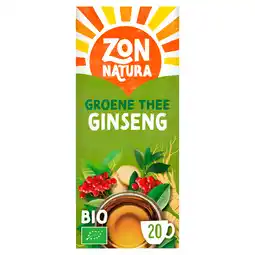 PLUS Zonnatura Groene thee ginseng aanbieding