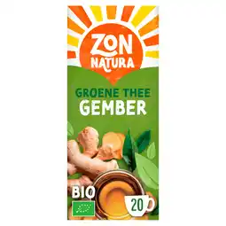PLUS Zonnatura Groene thee gember aanbieding