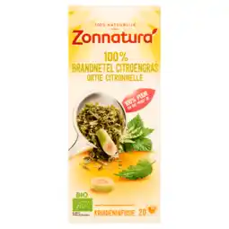 PLUS Zonnatura Thee brandnetel en citroengras bio aanbieding